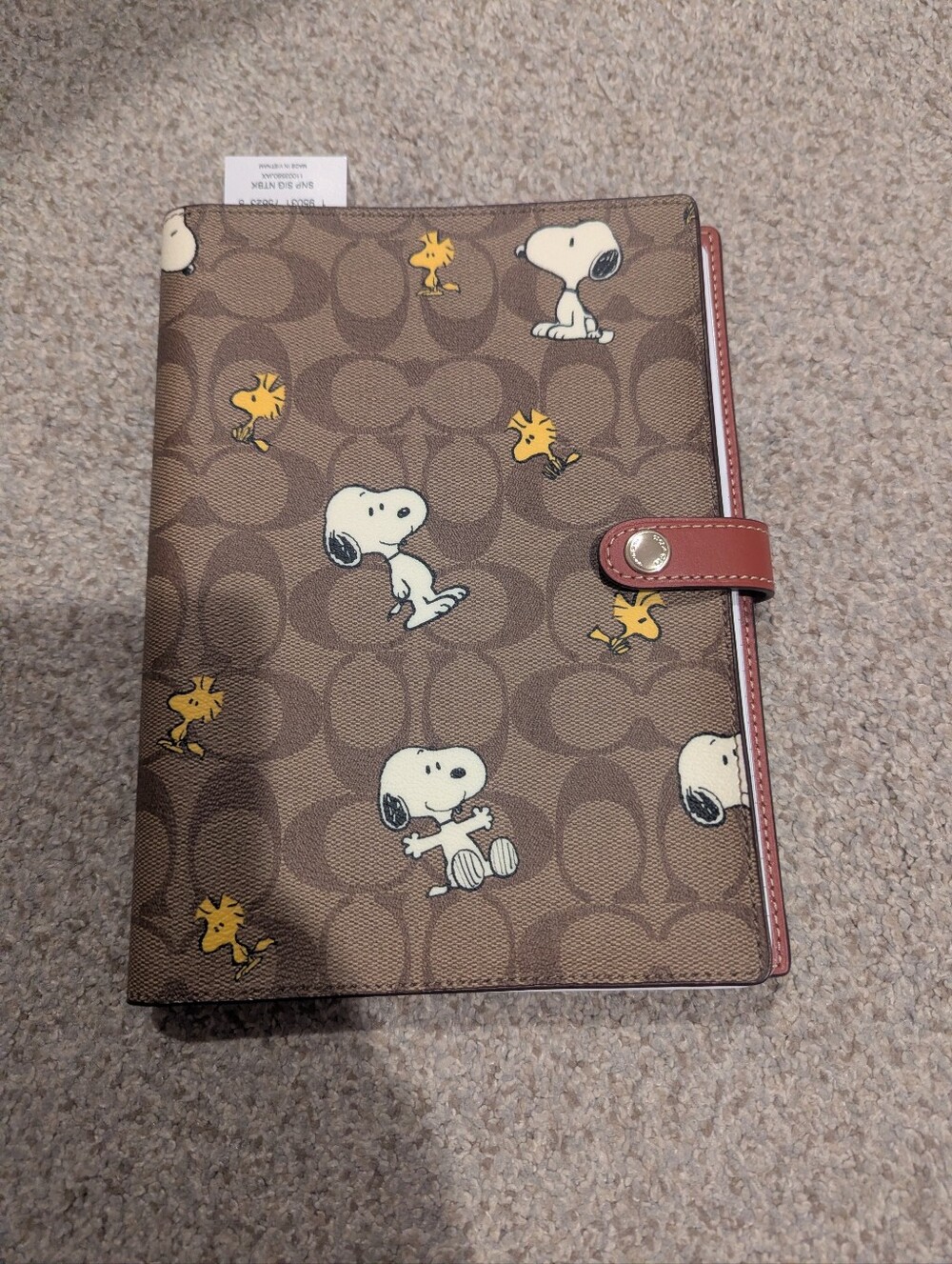 Coach x Peanuts Notebook